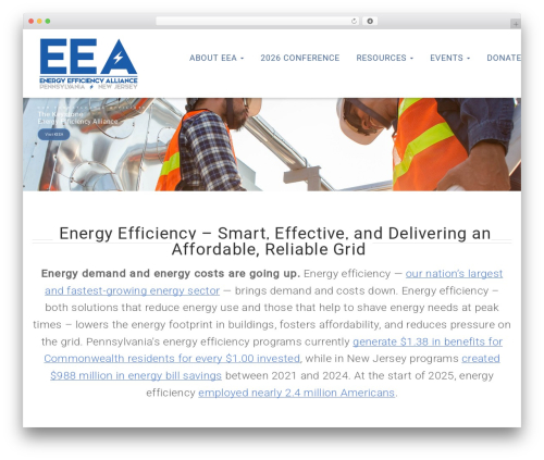 Integral Pro WordPress theme - energyefficiencyalliance.org