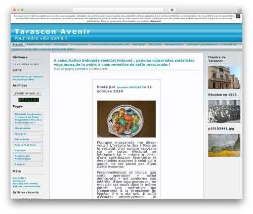Andreas theme WordPress - tarasconbienetre.unblog.fr