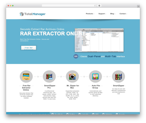 Construct WordPress theme - totalrar.com