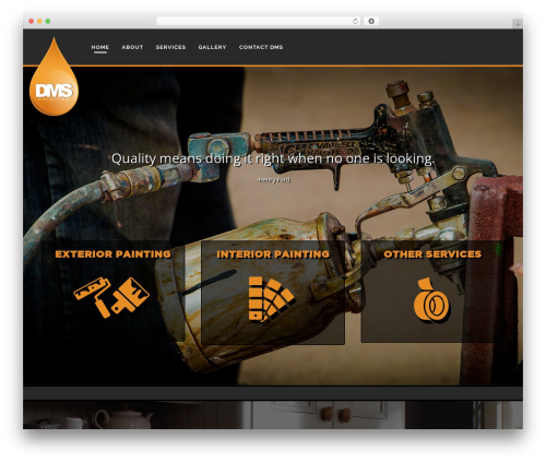 CUSTOM THEME NAME WordPress theme - traversecitypaintingcontractors.com
