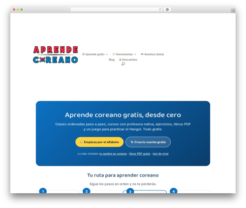 Design Upgrade for LearnDash (design-upgrade-learndash) free WordPress plugin - aprendecoreano.com
