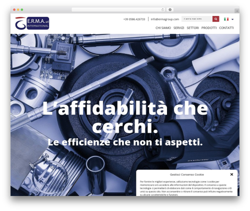 Erma Group premium WordPress theme - ermagroup.com