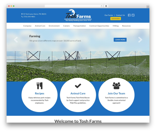 Forgiven best WordPress theme - toshfarms.net