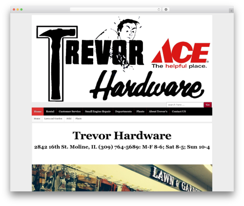 Responsive Child Theme best WooCommerce theme - trevorhardware.com