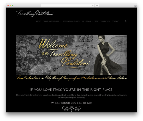 Salient WordPress theme - travellingpantaloni.com