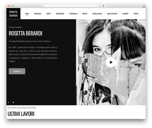 WordPress theme Archee - rosettaberardi.it