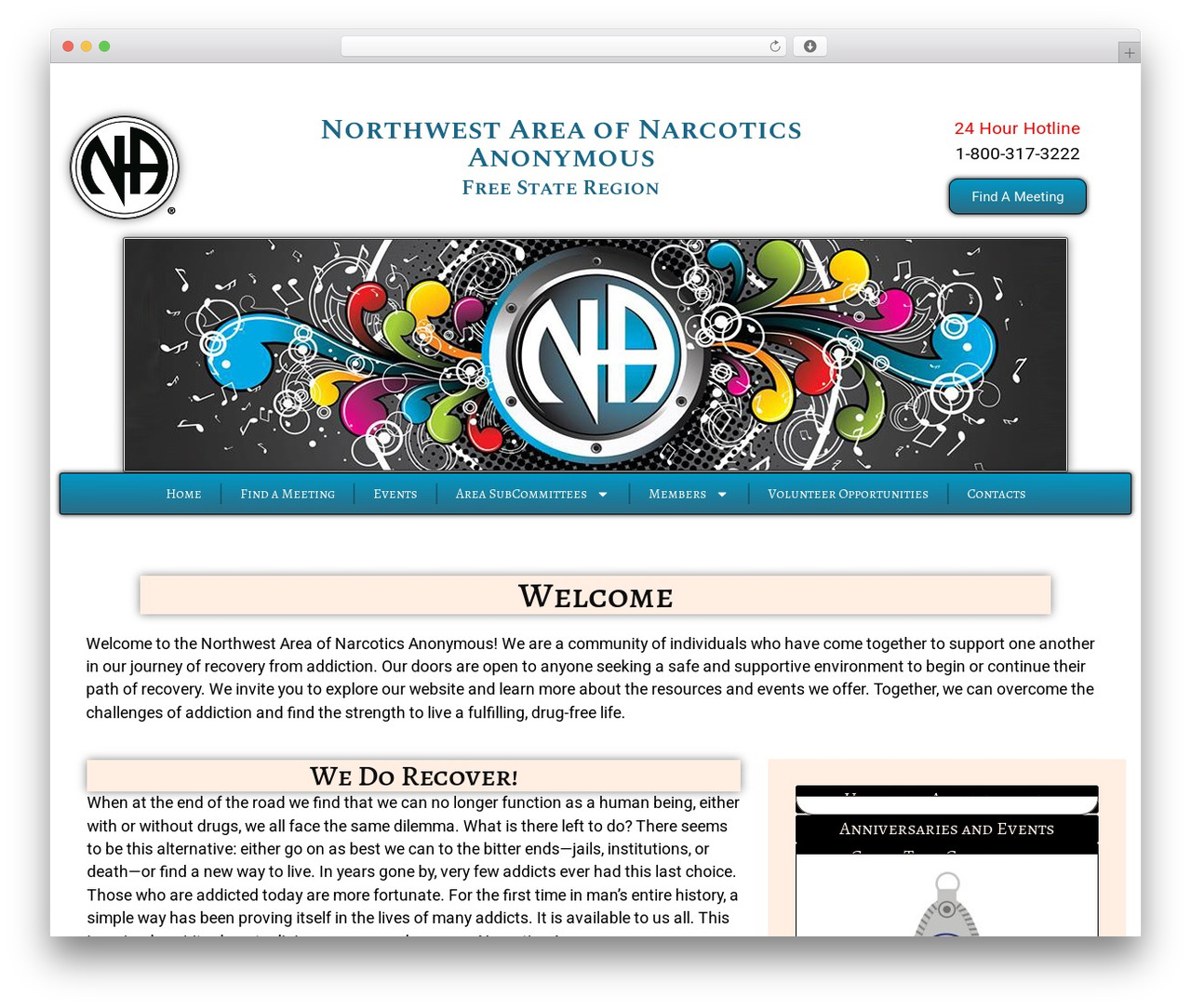 WordPress website theme Hello Elementor - nwarea.org