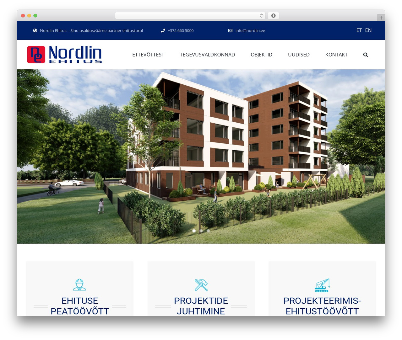 Avada theme WordPress - nordlin.ee