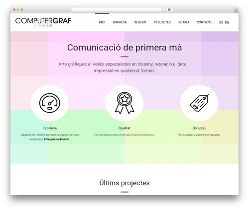Lambda WordPress website theme - computergraf.net
