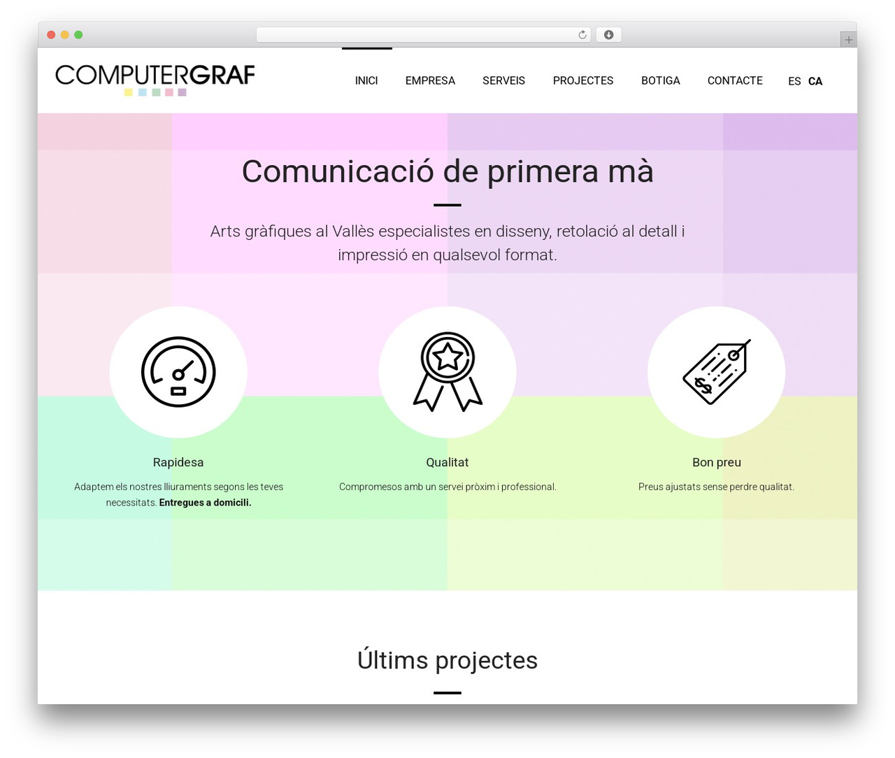 Lambda WordPress website theme - computergraf.net