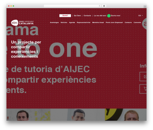 aijec WordPress theme - aijec.cat
