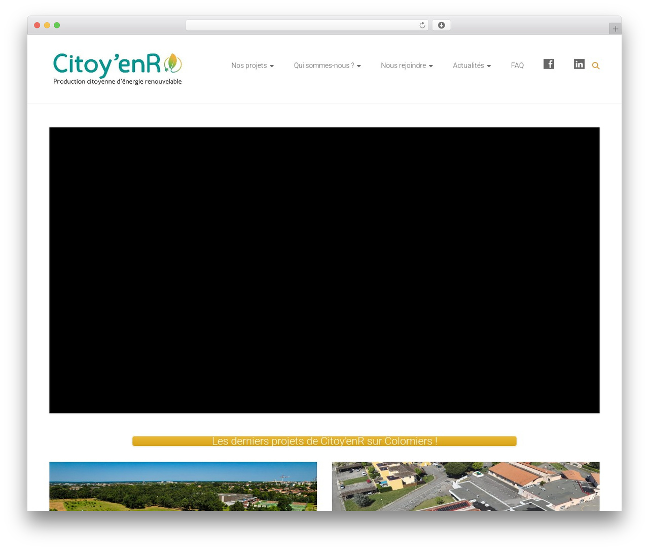 Ample WordPress theme design - citoyenr.org