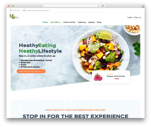 Wpbingo WordPress plugin - hudsongreenemarket.com
