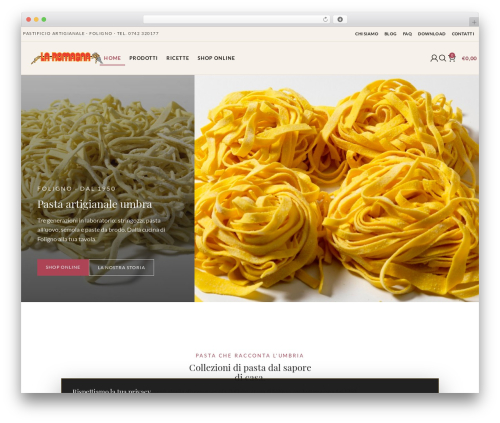 La Romagna Child WordPress store theme - pastalaromagna.com