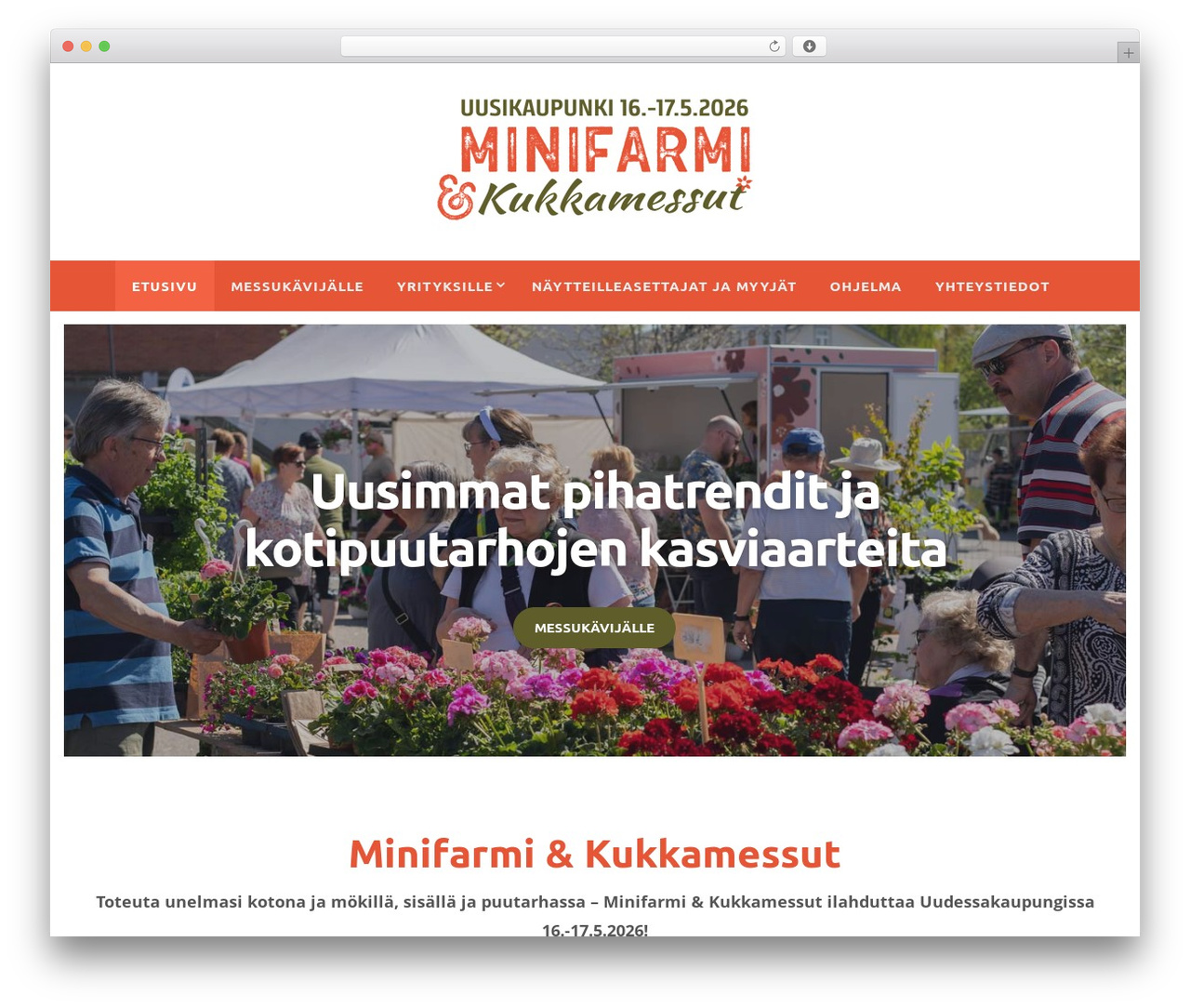 Nirvana theme WordPress - minifarmi.fi