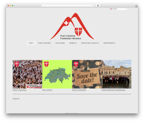 Noto Simple best WordPress theme - puericantores.ch