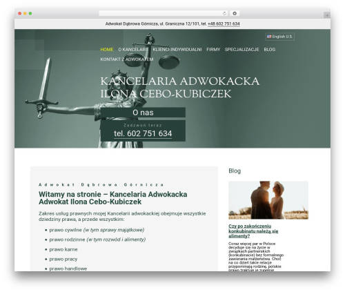 Studio WordPress theme - adwokatcebo-kubiczek.pl