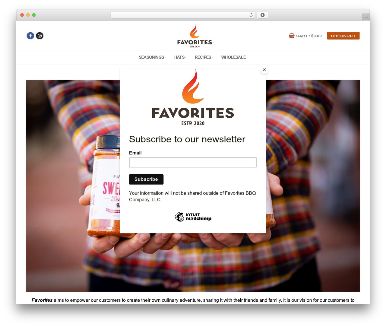 Theme WordPress Customify - favoritesbbq.com