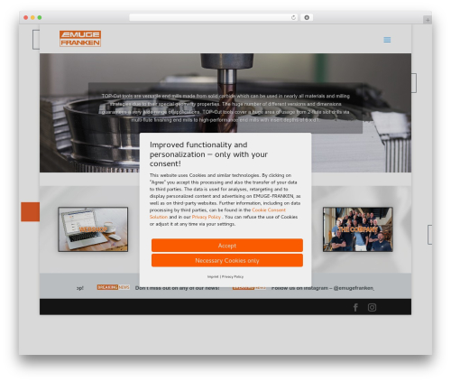 USERCENTRICS CMP (usercentrics-consent-management-platform) free WordPress plugin - emuge-franken.se USERCENTRICS CMP (usercentrics-consent-management-platform) free WordPress plugin - emuge-franken.se