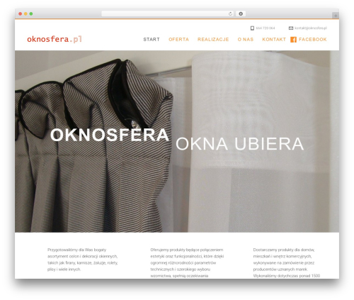 Theme WordPress Hunter - oknosfera.pl