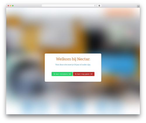 Theme WordPress Nectar - drankenhandelnectar.nl