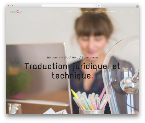 WordPress theme Comet WP - tradea.fr