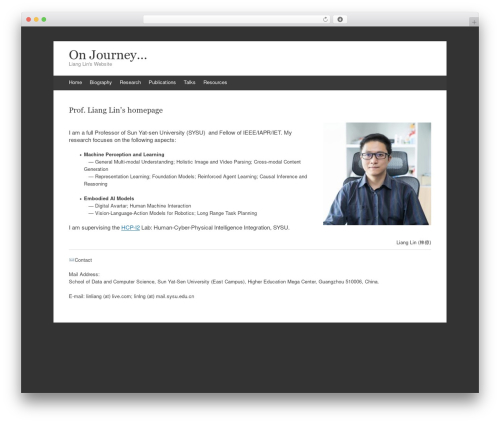 WordPress theme Expound - linliang.net