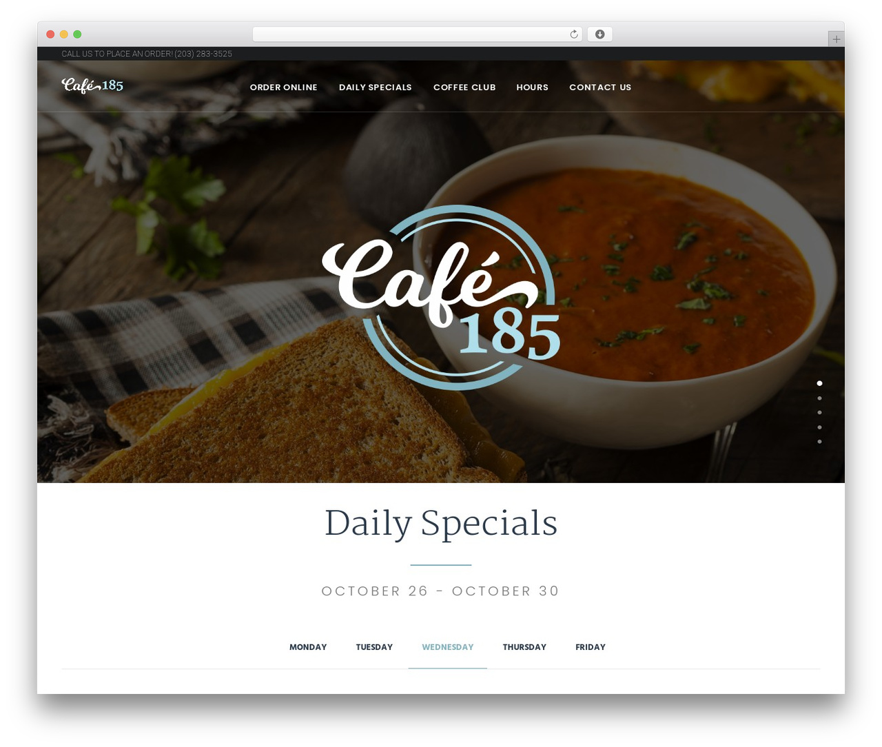 WordPress website theme Uncode - cafe185.net