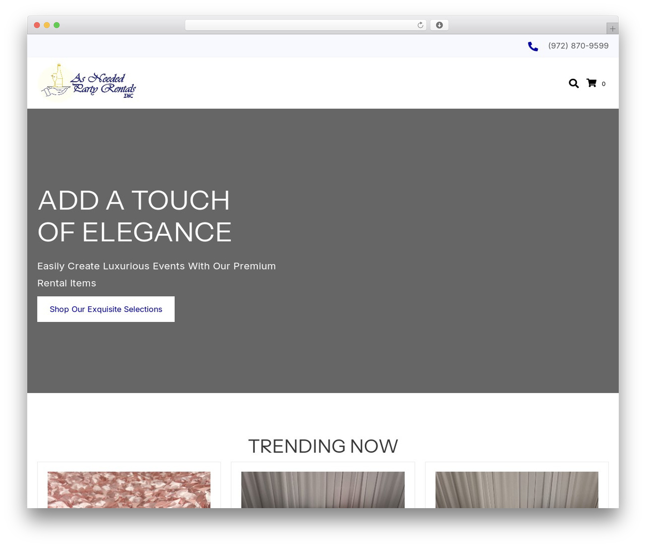 Beaver Builder Theme WordPress theme - asneededpartyrentals.com