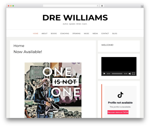 Bezel WordPress theme - dre-williams.com