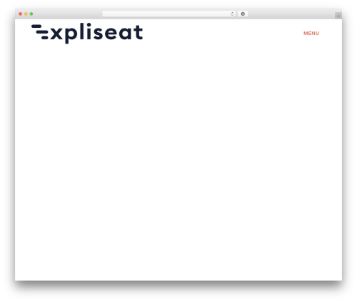 Expliseat WordPress theme - expliseat.com