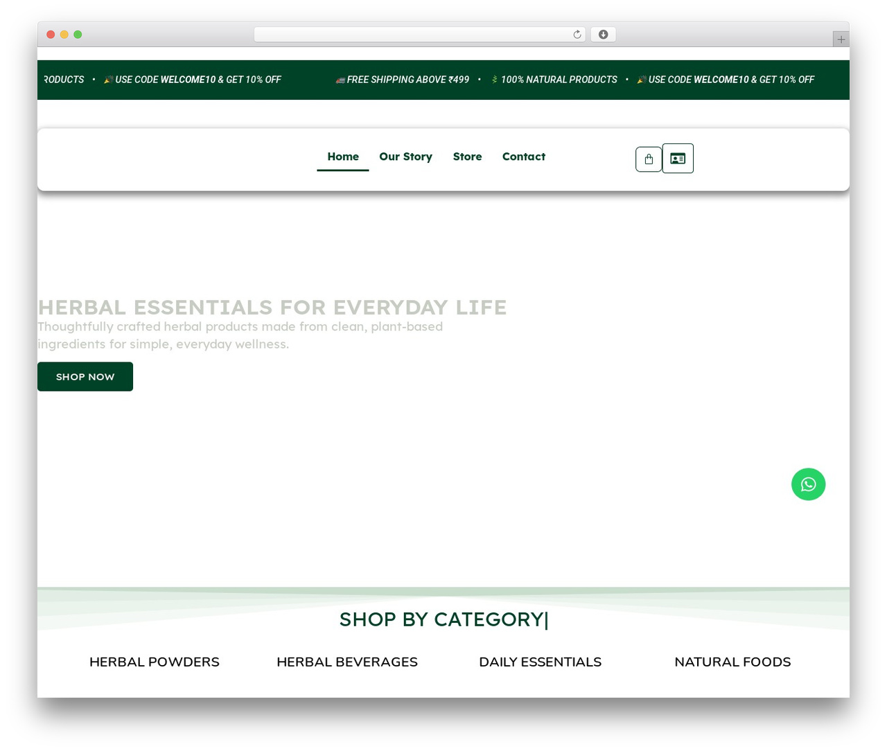 Hello Elementor WordPress theme - sanskritinaturals.com