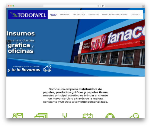 Mantis WordPress theme - todopapel.com.uy