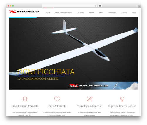 Primary theme WordPress - xmodels.it