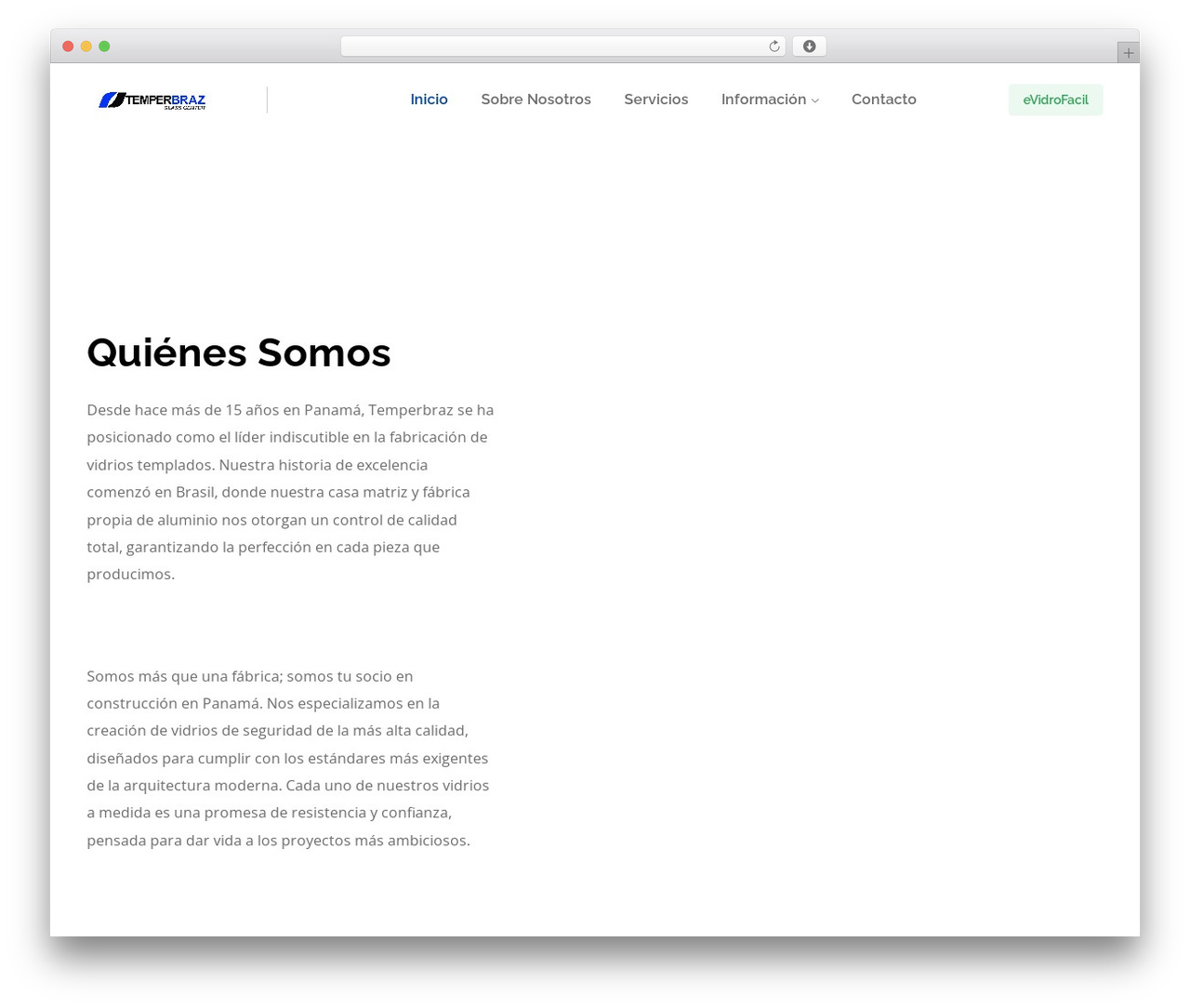 Transflash WordPress theme design - temperbraz.com