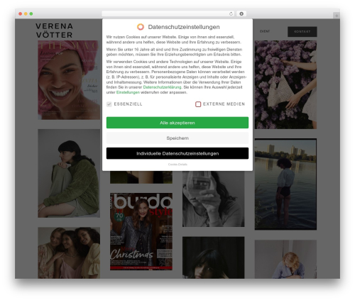 WordPress theme Verso - verenavoetter.com
