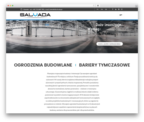 WordPress theme Vitrine - salvada.pl