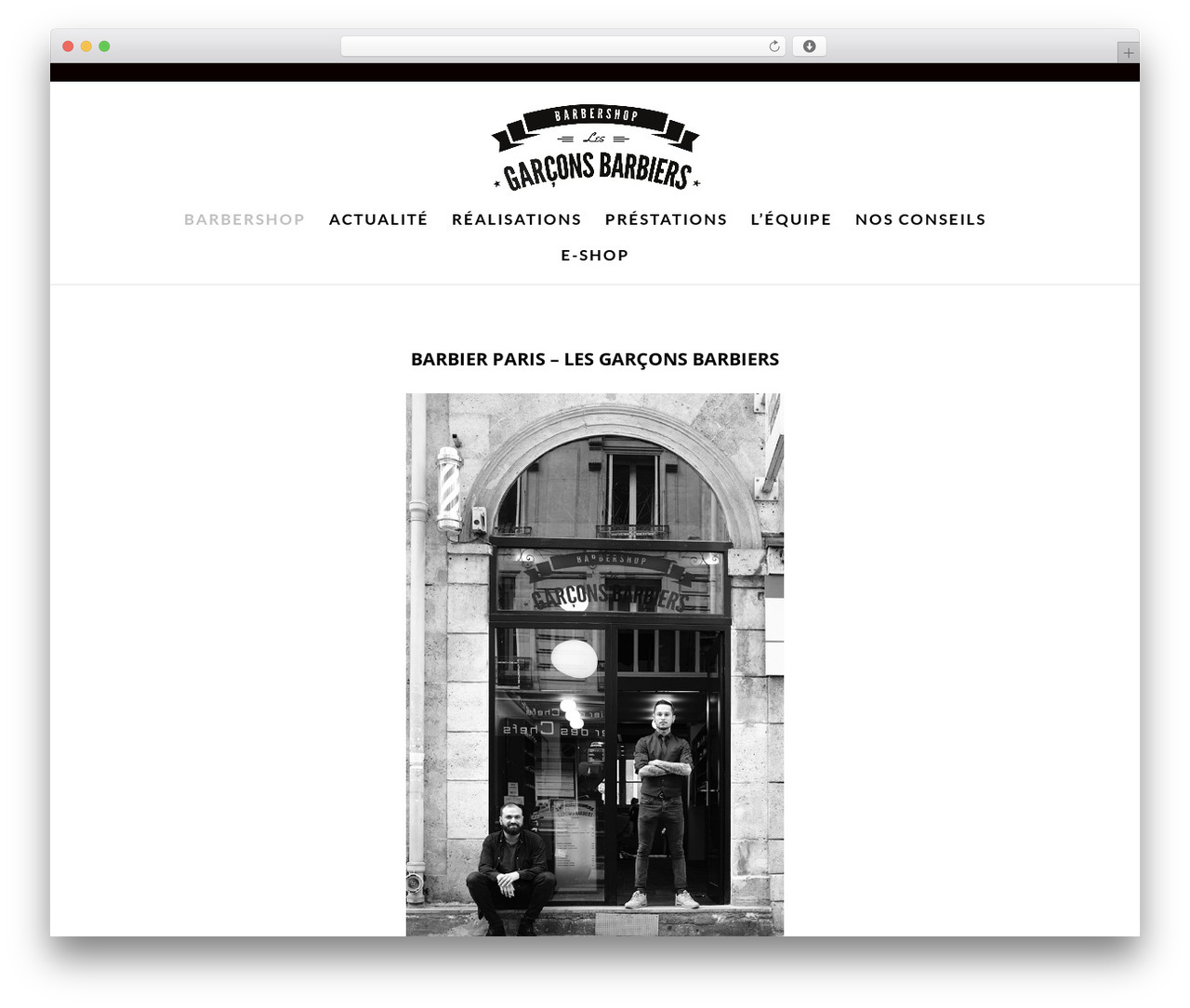 WordPress theme BARBIER - barbier.paris WordPress theme BARBIER - barbier.paris