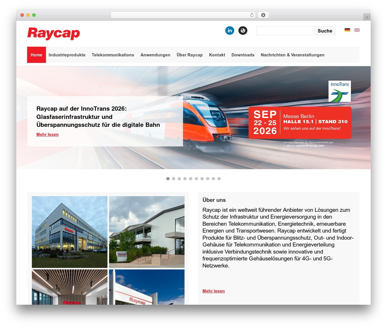 WordPress theme raycap - raycap.de WordPress theme raycap - raycap.de
