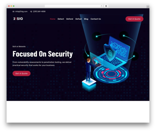WordPress theme Vaximo - 21sig.com