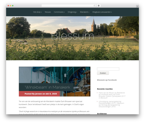 Simple google icalendar widget WordPress plugin - blessum.info