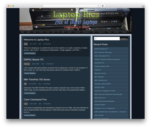 Chip Zero WordPress theme - laptop.pics Chip Zero WordPress theme - laptop.pics