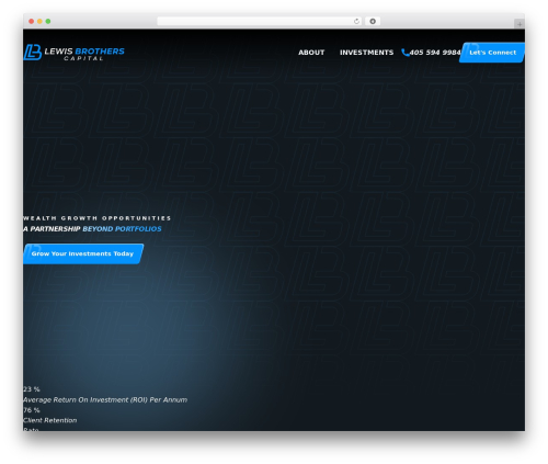 DigitalSilk WordPress theme - lewisbrothers.capital