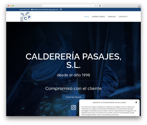 Divi_sticky_sections WordPress plugin - caldereriapasajes.com