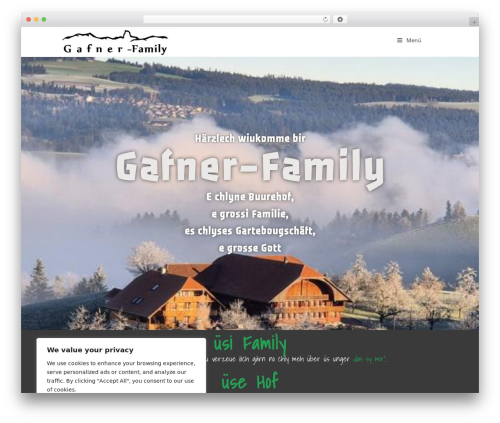 OceanWP WordPress theme - gafner-homberg.ch