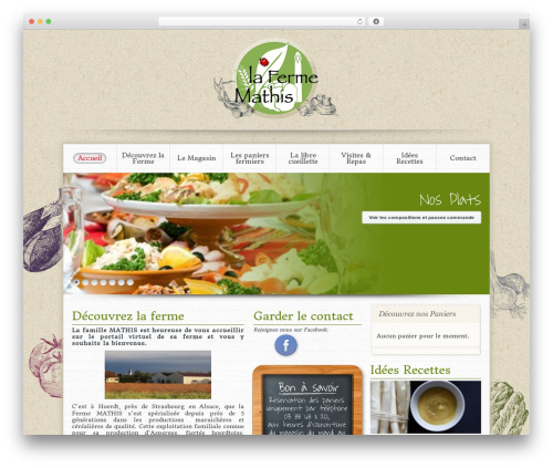 Phoenix WordPress website theme - fermemathis.com