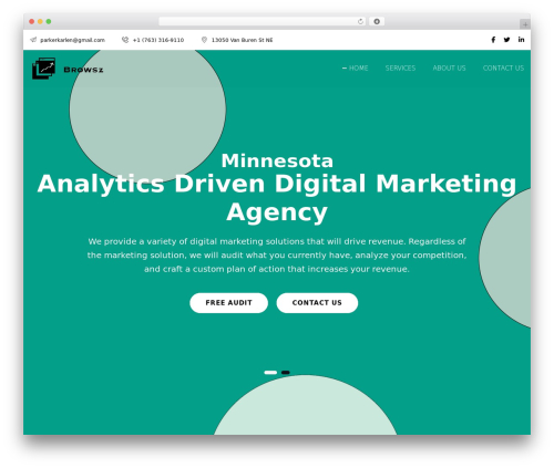 Theme WordPress Arrowtic - browsz.com