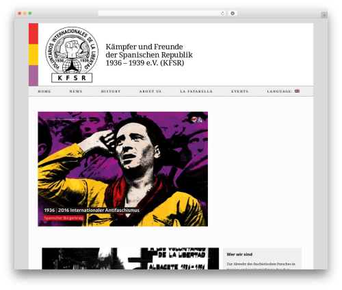 WordPress theme KFSR Theme - kfsr.info