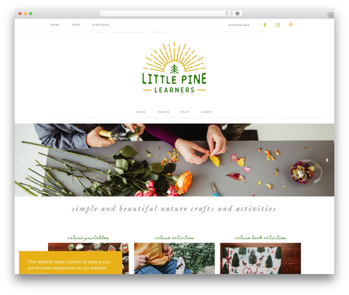 WP theme Market Theme - littlepinelearners.com