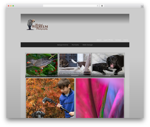 base WordPress theme - wilhelmphoto.com